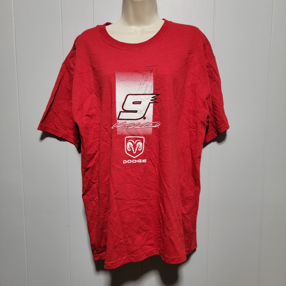 Winners Circle Kasey Kahne 9 Dodge Racing‎ Shirt Mens Large Red Graphic Tee NWT